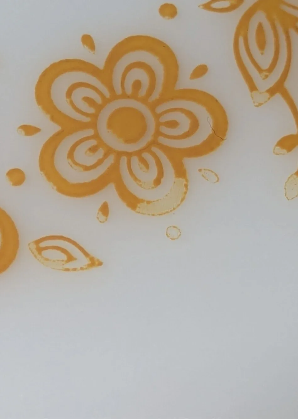 PYREX Vintage Golden Butterfly Baking Casserole Dish with Lid 1.5 Qt